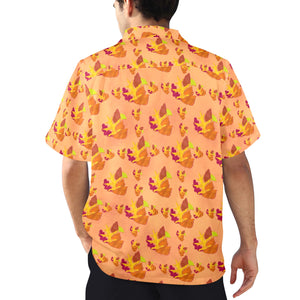 Men's All Over Print Hawaiian Shirt Made In USA Ships to USA Only