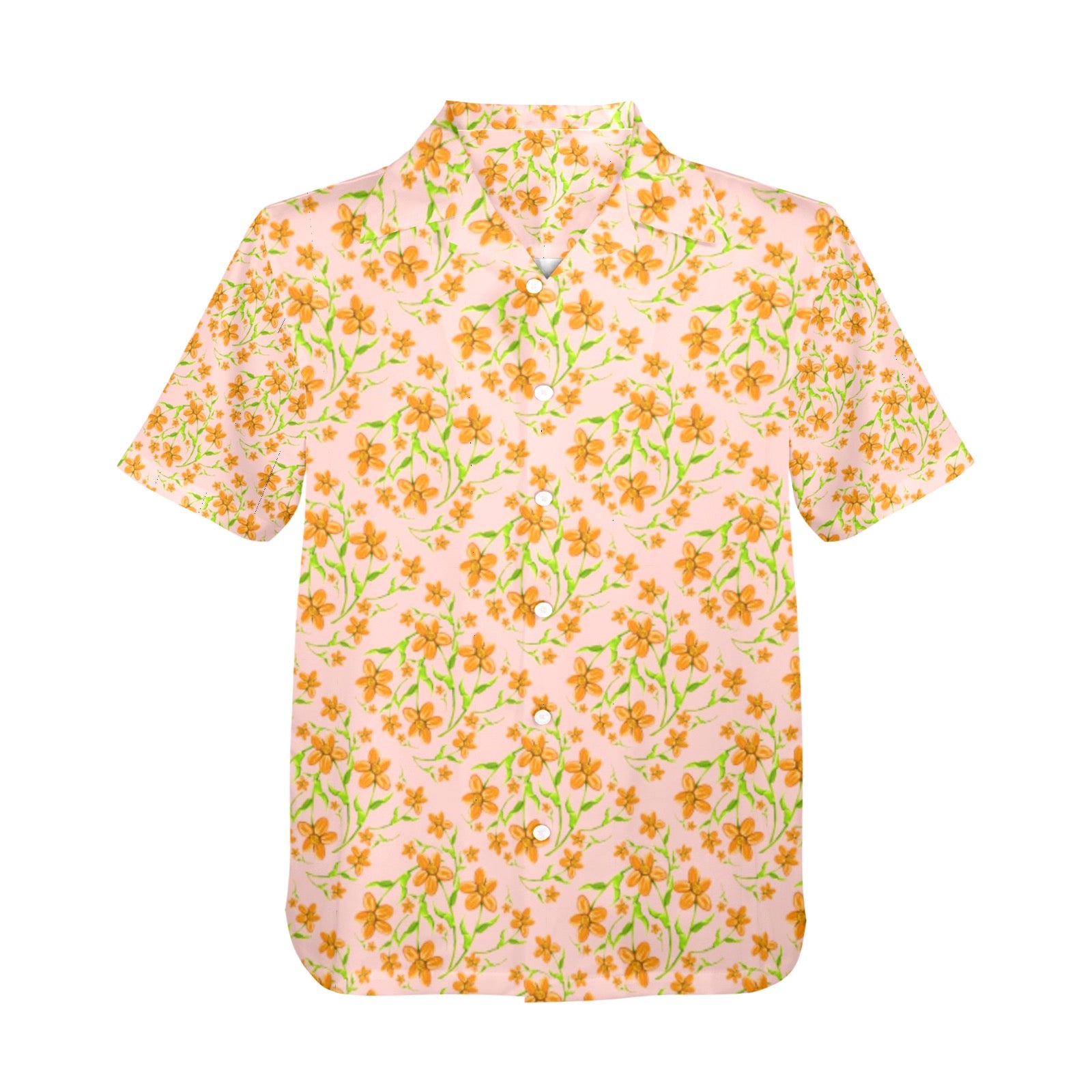 Men's All Over Print Hawaiian Shirt Made In USA Ships to USA Only
