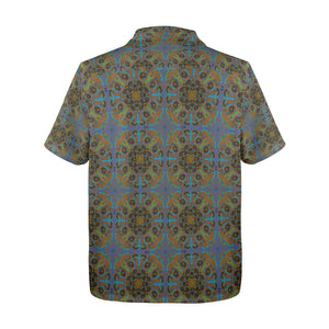 Men's All Over Print Hawaiian Shirt Made In USA Ships to USA Only