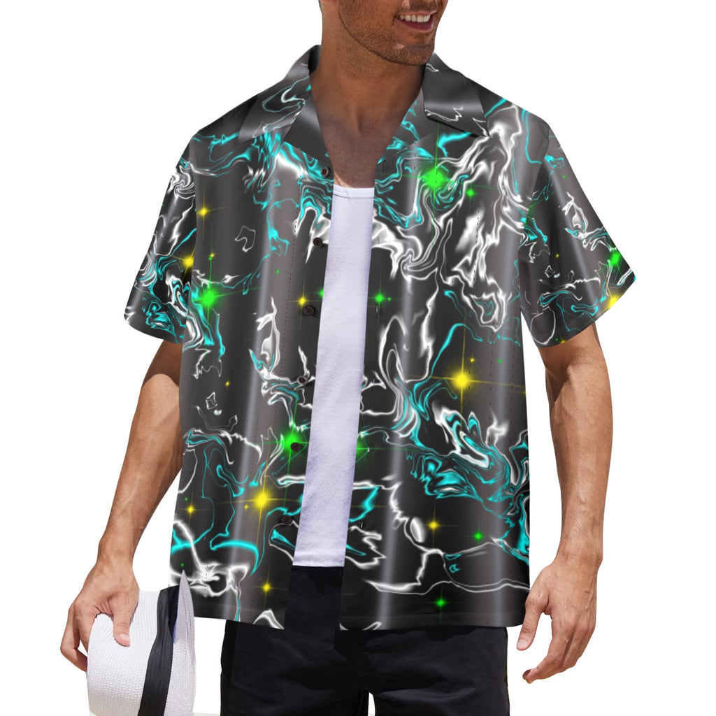 Men's All Over Print Hawaiian Shirt Made In USA Ships to USA Only