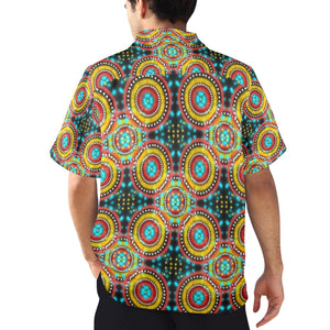 Men's All Over Print Hawaiian Shirt Made In USA Ships to USA Only