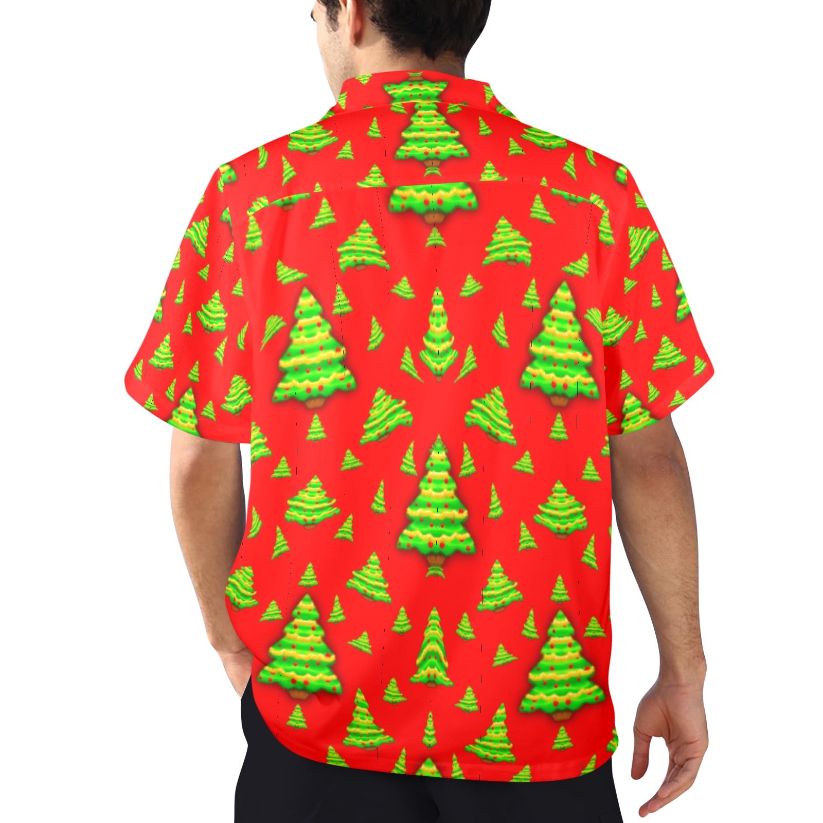 Men's All Over Print Hawaiian Shirt Made In USA Ships to USA Only