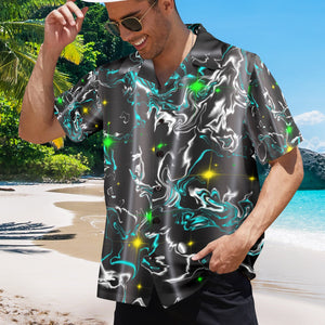 Men's All Over Print Hawaiian Shirt Made In USA Ships to USA Only
