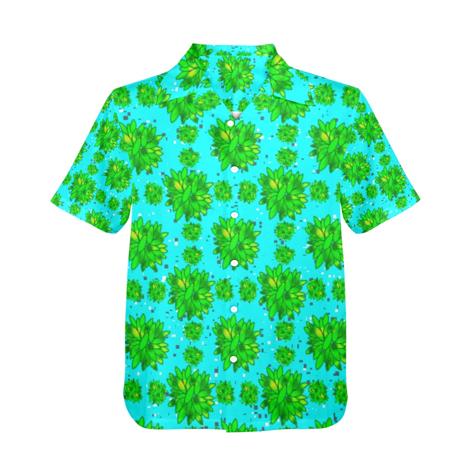 Men's All Over Print Hawaiian Shirt Made In USA Ships to USA Only