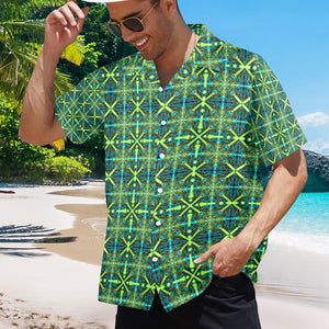 Men's All Over Print Hawaiian Shirt Made In USA Ships to USA Only