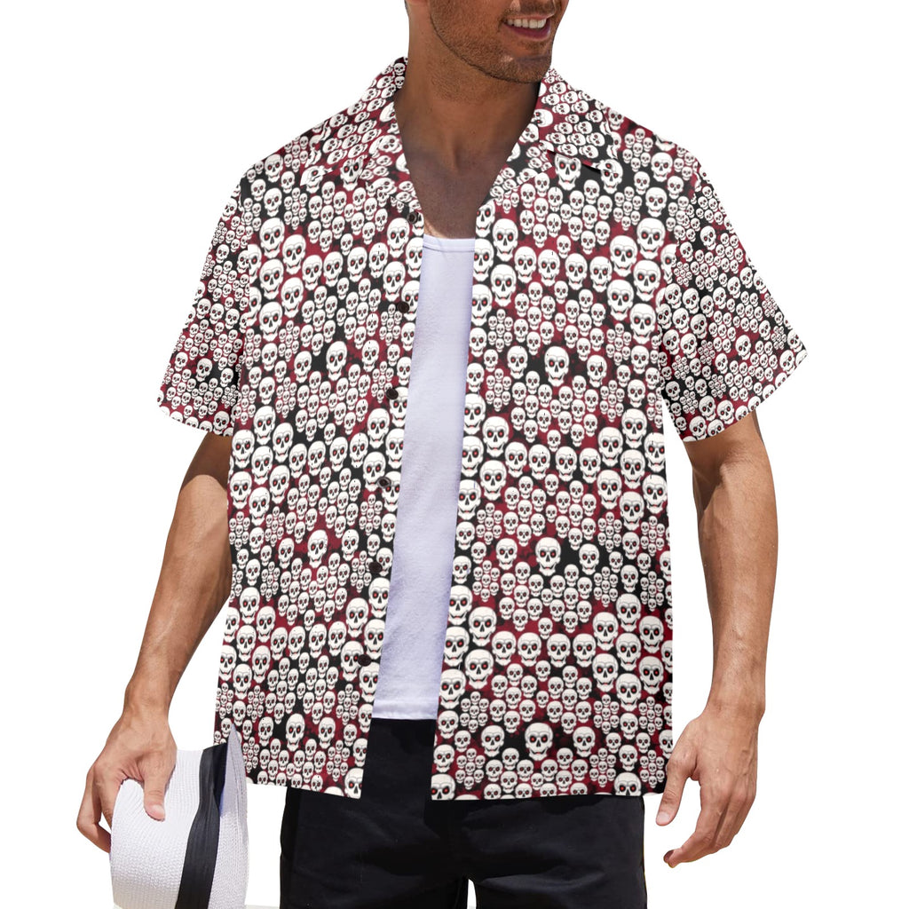 Men's All Over Print Hawaiian Shirt Made In USA Ships to USA Only