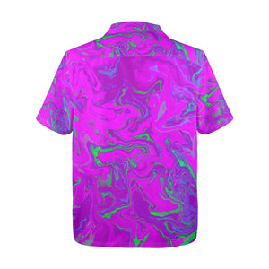 Men's All Over Print Hawaiian Shirt Made In USA Ships to USA Only