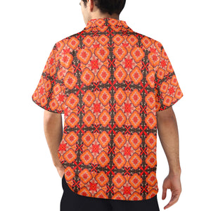 Men's All Over Print Hawaiian Shirt Made In USA Ships to USA Only
