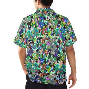 Men's All Over Print Hawaiian Shirt Made In USA Ships to USA Only