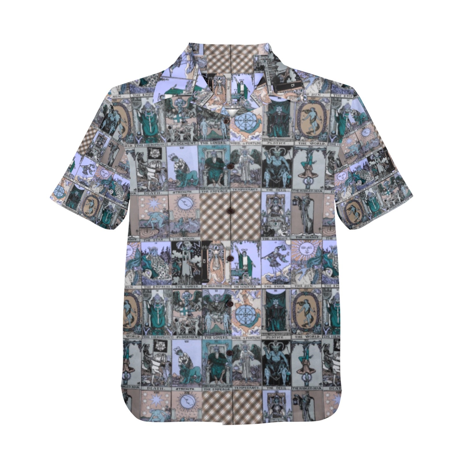 Men's All Over Print Hawaiian Shirt Made In USA Ships to USA Only