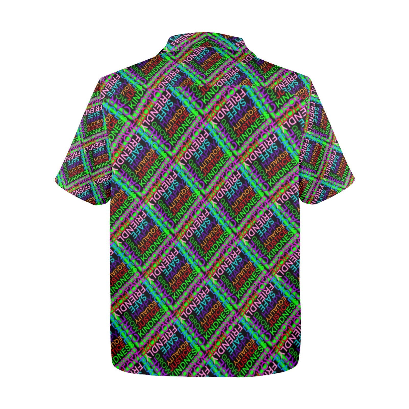 Men's All Over Print Hawaiian Shirt Made In USA Ships to USA Only