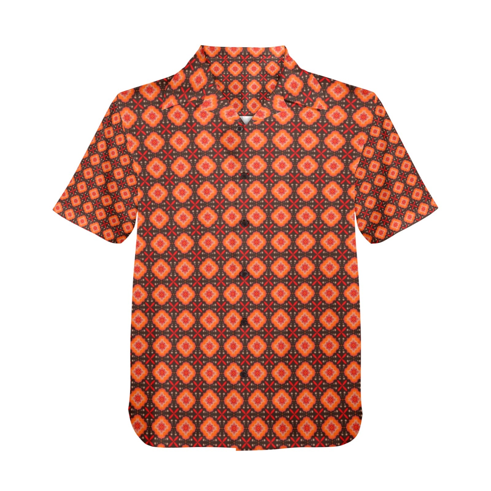 Men's All Over Print Hawaiian Shirt Made In USA Ships to USA Only