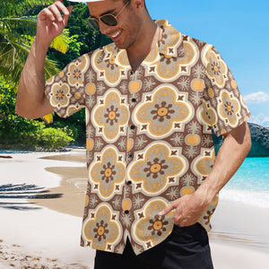 Men's All Over Print Hawaiian Shirt Made In USA Ships to USA Only