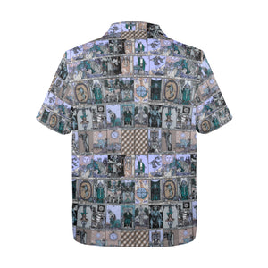 Men's All Over Print Hawaiian Shirt Made In USA Ships to USA Only