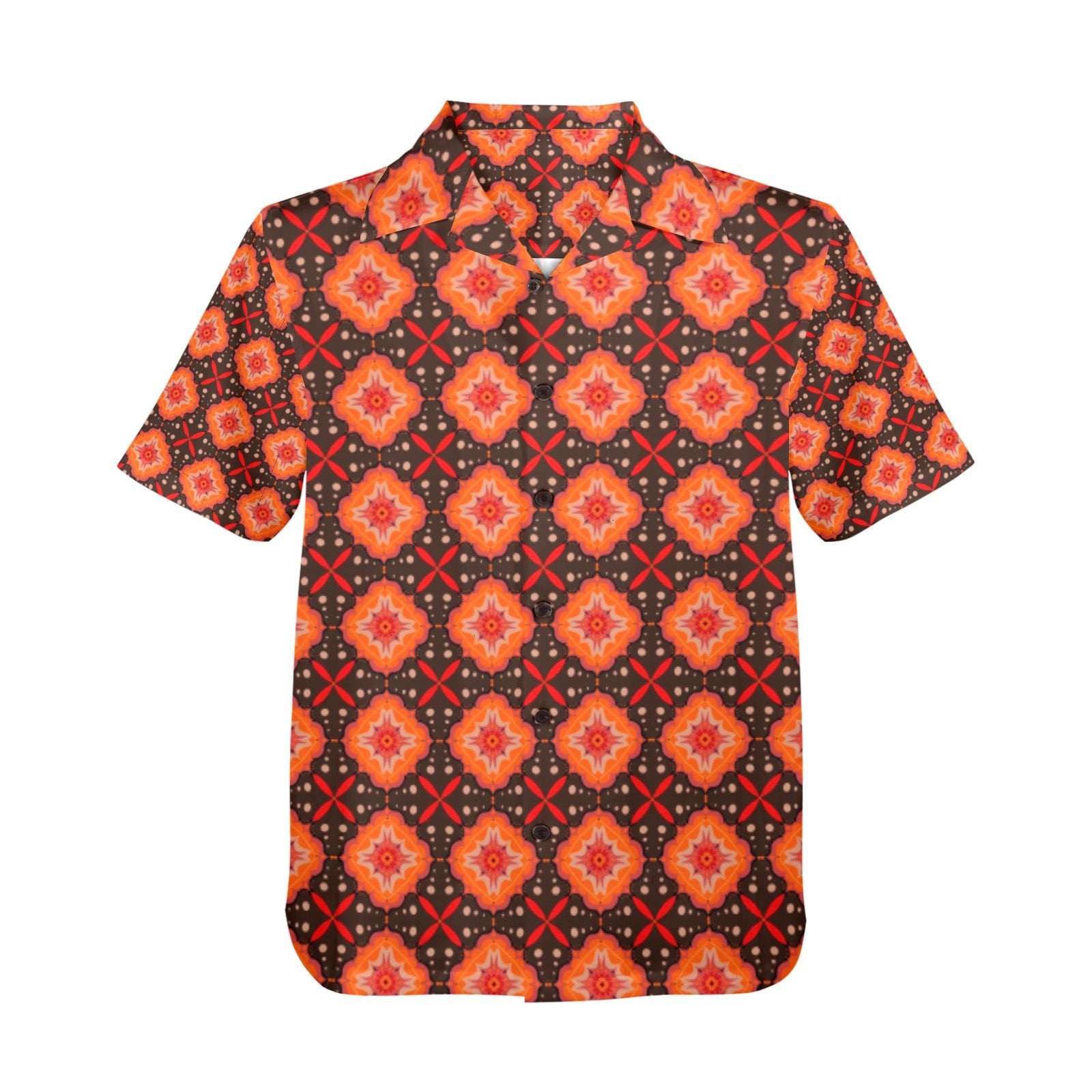Men's All Over Print Hawaiian Shirt Made In USA Ships to USA Only
