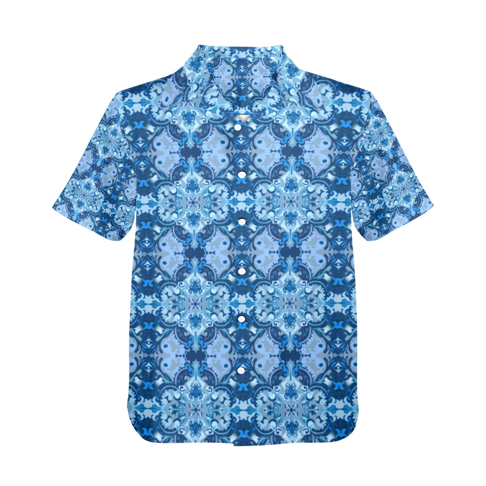 Men's All Over Print Hawaiian Shirt Made In USA Ships to USA Only