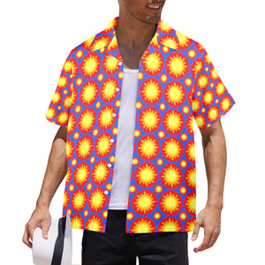 Men's All Over Print Hawaiian Shirt Made In USA Ships to USA Only
