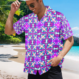 Men's All Over Print Hawaiian Shirt Made In USA Ships to USA Only