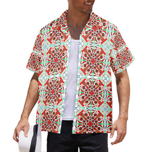 Men's All Over Print Hawaiian Shirt Made In USA Ships to USA Only