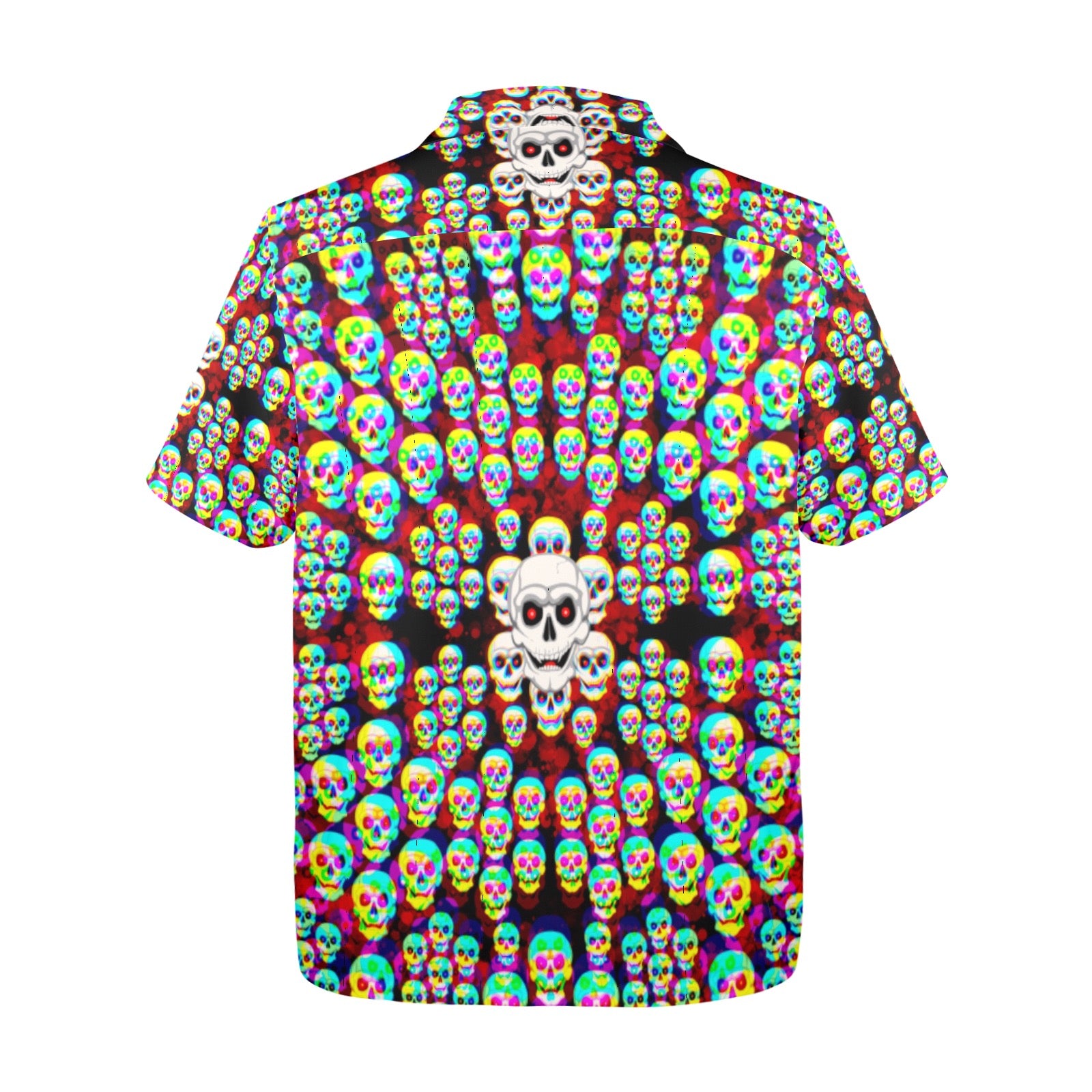 Men's All Over Print Hawaiian Shirt Made In USA Ships to USA Only