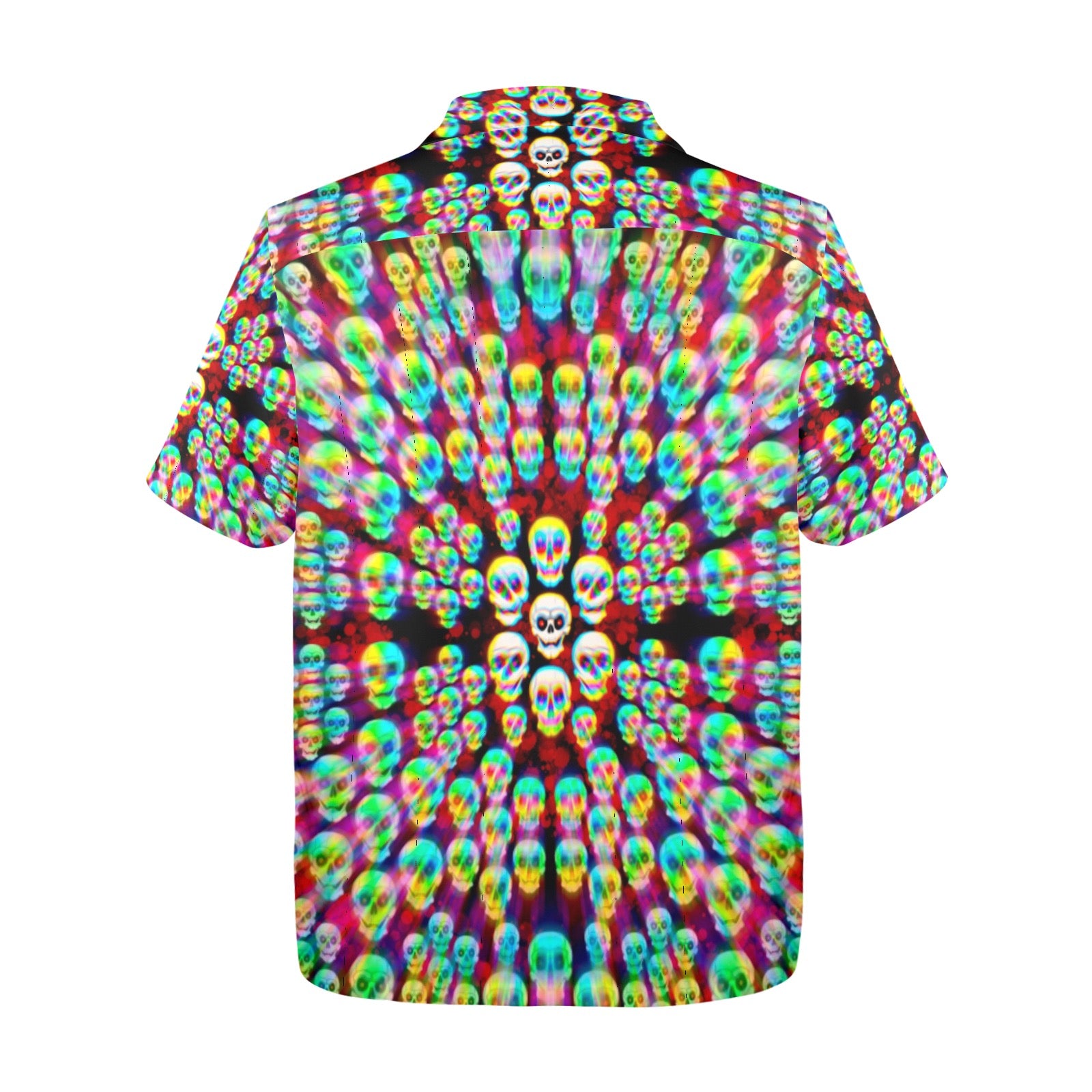 Men's All Over Print Hawaiian Shirt Made In USA Ships to USA Only