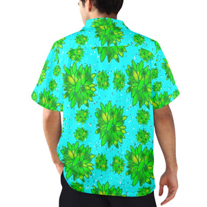 Men's All Over Print Hawaiian Shirt Made In USA Ships to USA Only