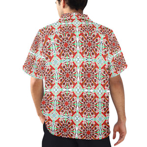 Men's All Over Print Hawaiian Shirt Made In USA Ships to USA Only