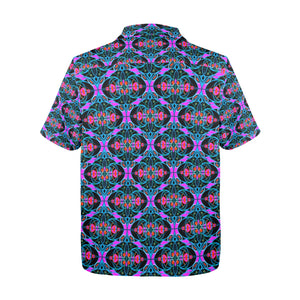 Men's All Over Print Hawaiian Shirt Made In USA Ships to USA Only