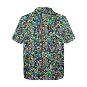 Men's All Over Print Hawaiian Shirt Made In USA Ships to USA Only
