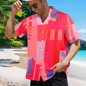 Men's All Over Print Hawaiian Shirt Made In USA Ships to USA Only