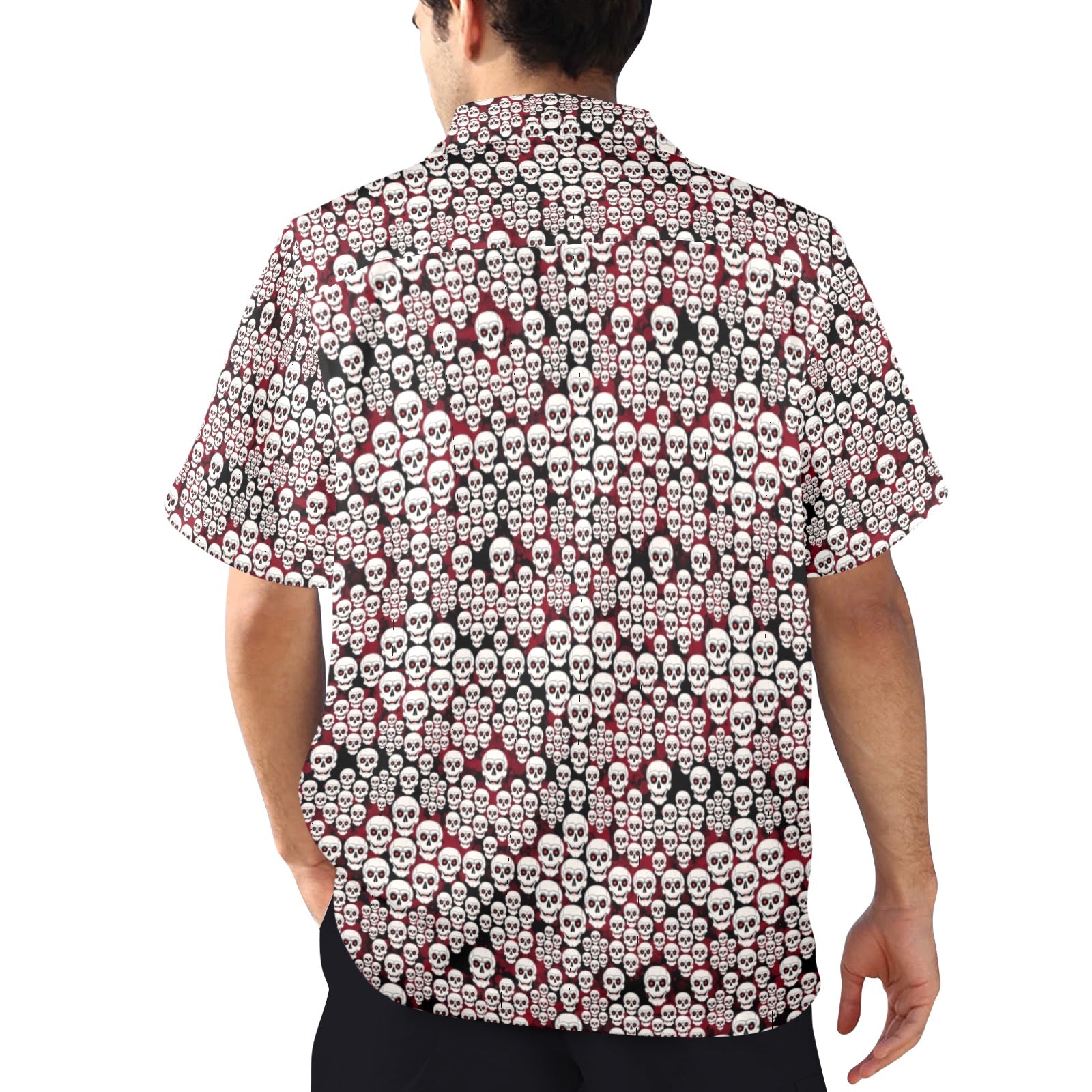 Men's All Over Print Hawaiian Shirt Made In USA Ships to USA Only