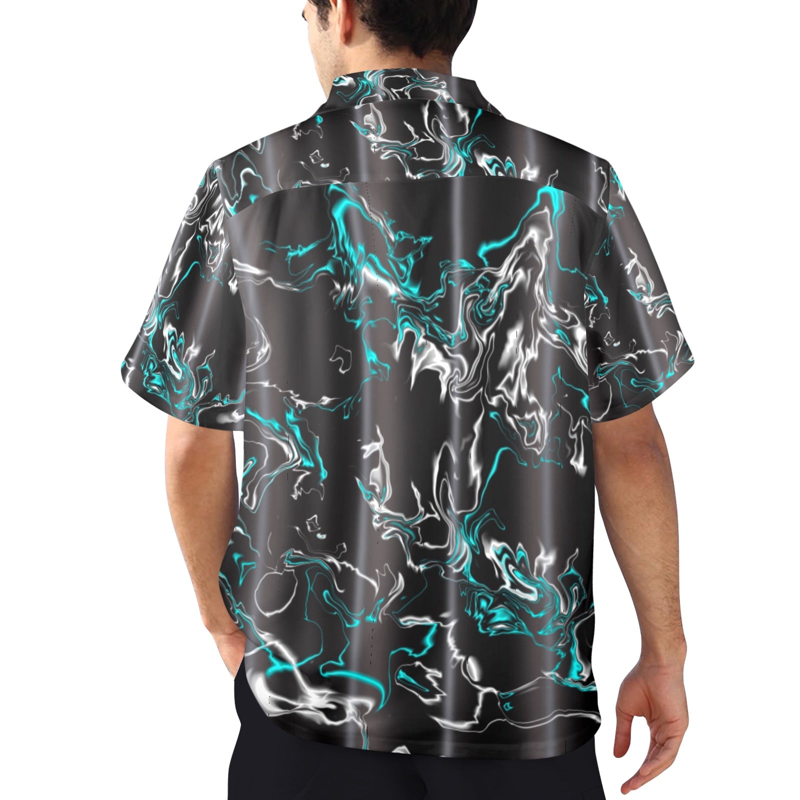 Men's All Over Print Hawaiian Shirt Made In USA Ships to USA Only