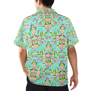 Men's All Over Print Hawaiian Shirt Made In USA Ships to USA Only