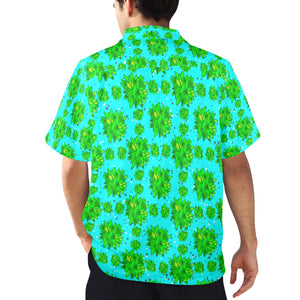Men's All Over Print Hawaiian Shirt Made In USA Ships to USA Only