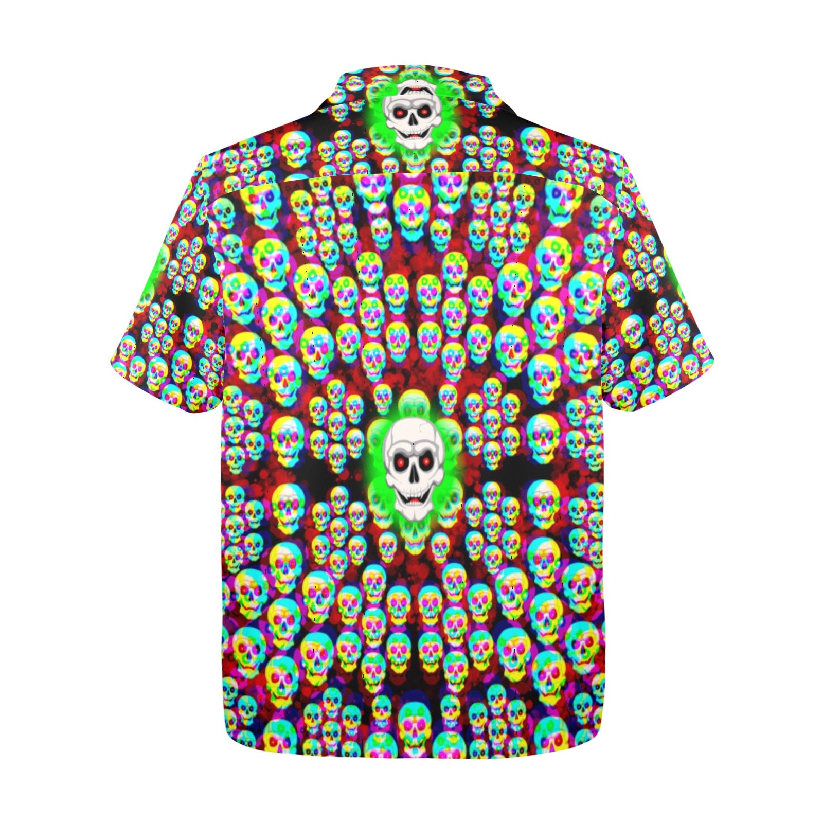 Men's All Over Print Hawaiian Shirt Made In USA Ships to USA Only