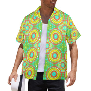 Men's All Over Print Hawaiian Shirt Made In USA Ships to USA Only