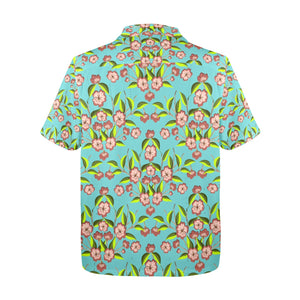 Men's All Over Print Hawaiian Shirt Made In USA Ships to USA Only