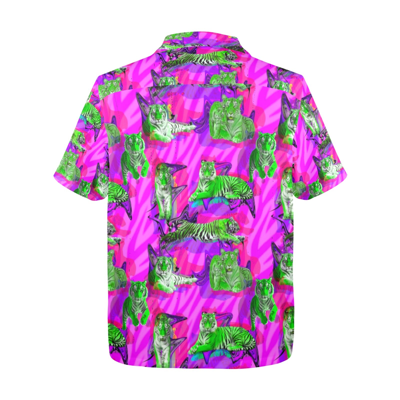 Men's All Over Print Hawaiian Shirt Made In USA Ships to USA Only