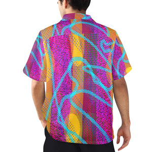 Men's All Over Print Hawaiian Shirt Made In USA Ships to USA Only
