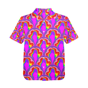 Men's All Over Print Hawaiian Shirt Made In USA Ships to USA Only