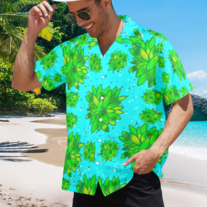 Men's All Over Print Hawaiian Shirt Made In USA Ships to USA Only