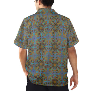 Men's All Over Print Hawaiian Shirt Made In USA Ships to USA Only