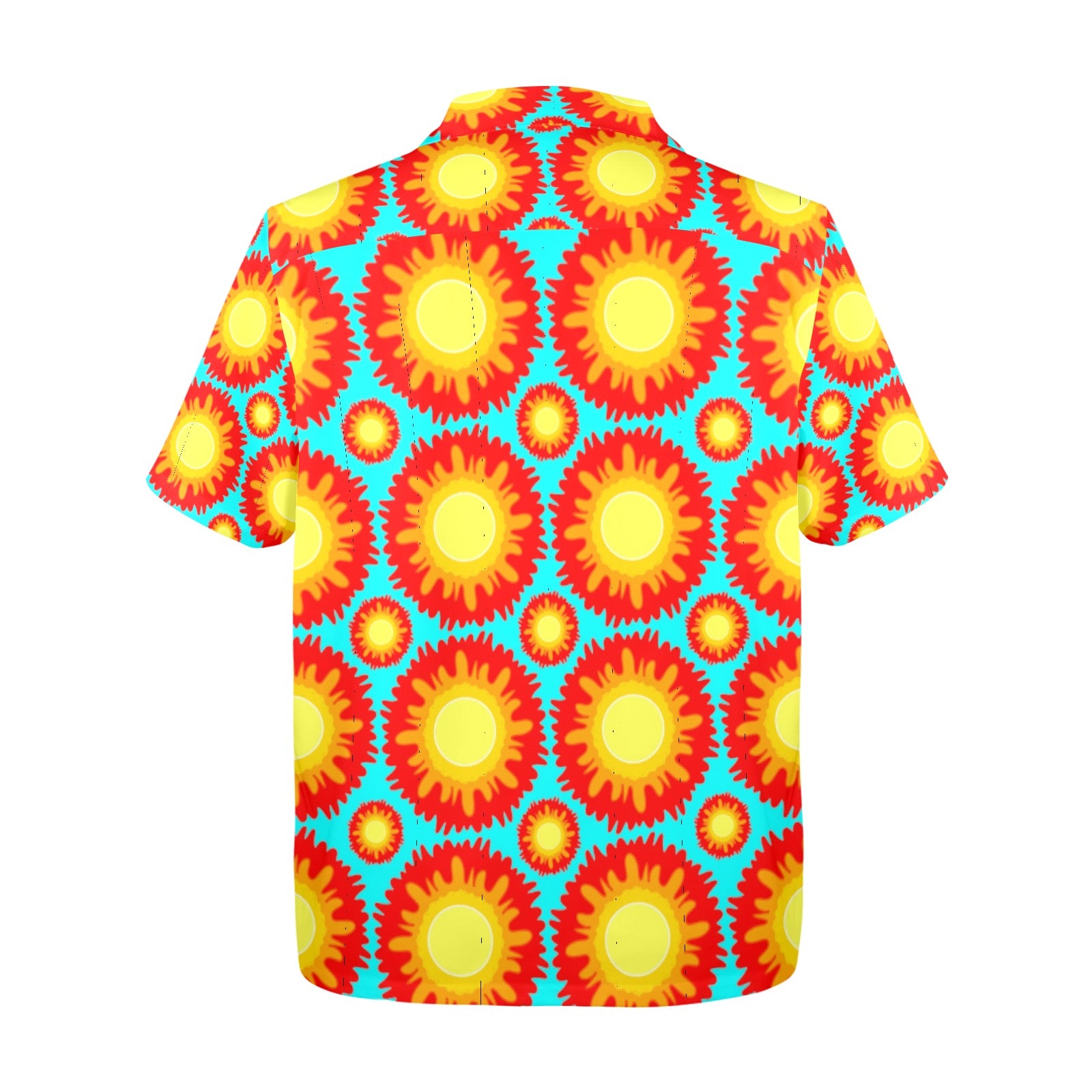 Men's All Over Print Hawaiian Shirt Made In USA Ships to USA Only