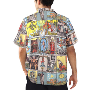 Men's All Over Print Hawaiian Shirt Made In USA Ships to USA Only