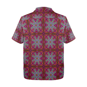 Men's All Over Print Hawaiian Shirt Made In USA Ships to USA Only