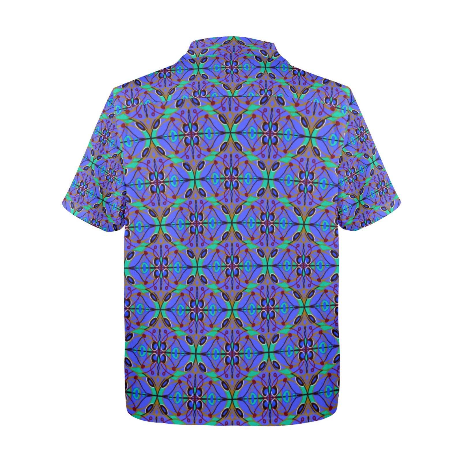 Men's All Over Print Hawaiian Shirt Made In USA Ships to USA Only