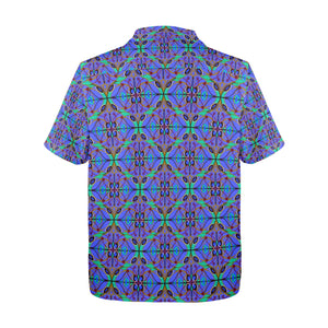 Men's All Over Print Hawaiian Shirt Made In USA Ships to USA Only