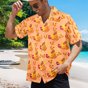 Men's All Over Print Hawaiian Shirt Made In USA Ships to USA Only