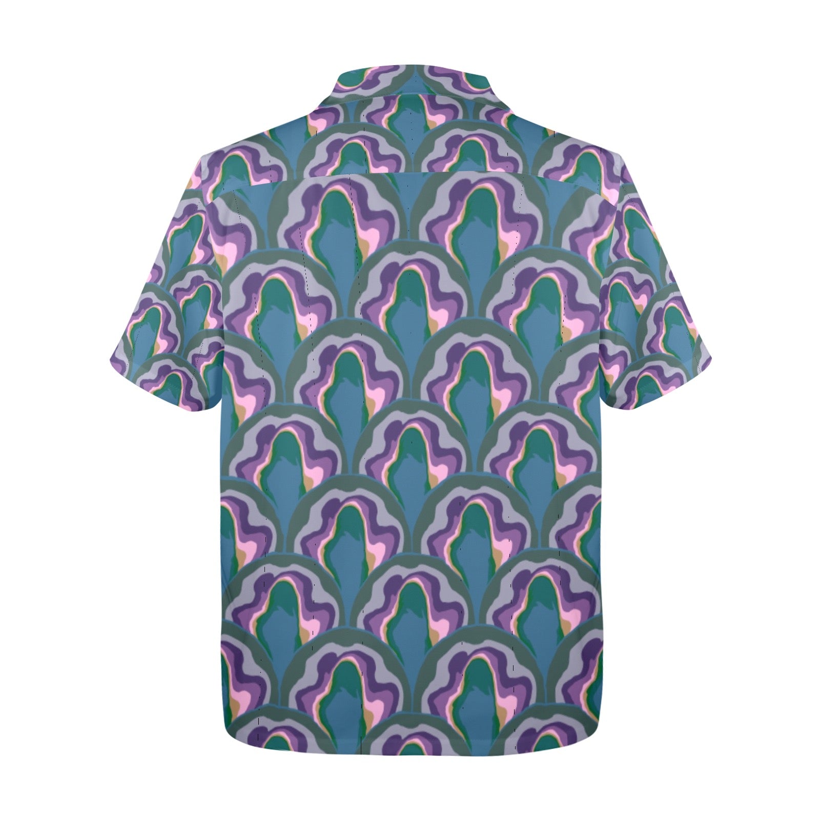 Men's All Over Print Hawaiian Shirt Made In USA Ships to USA Only