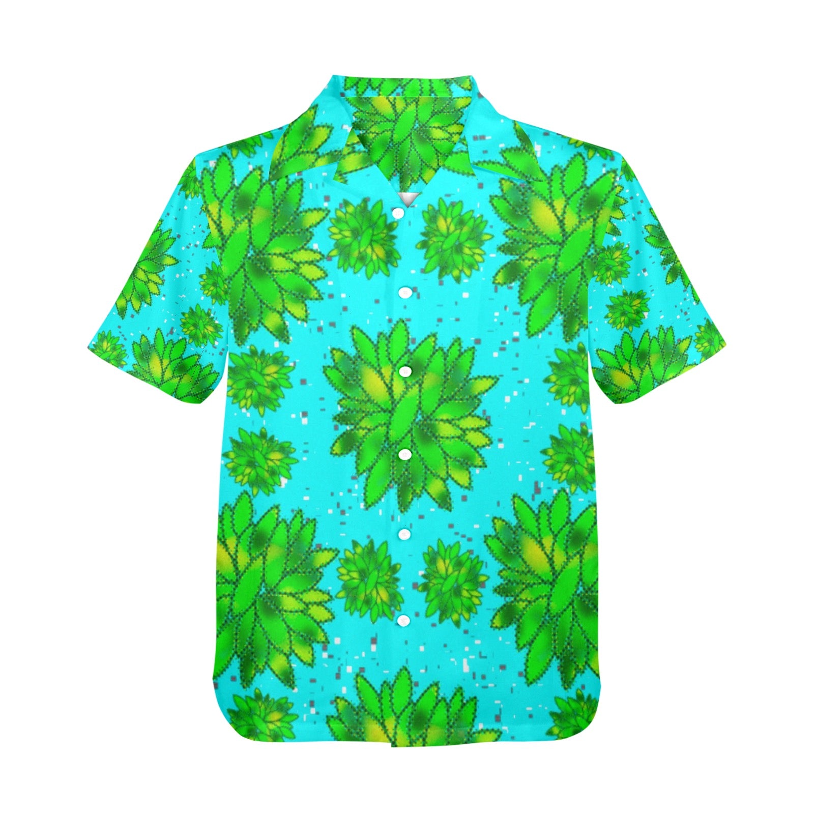 Men's All Over Print Hawaiian Shirt Made In USA Ships to USA Only